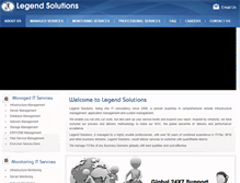 Tablet Screenshot of legendsolutionsllc.com